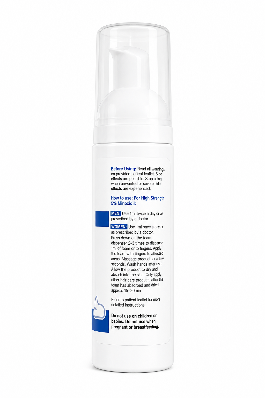 Hair Growth Foam – Minoxidil 5%