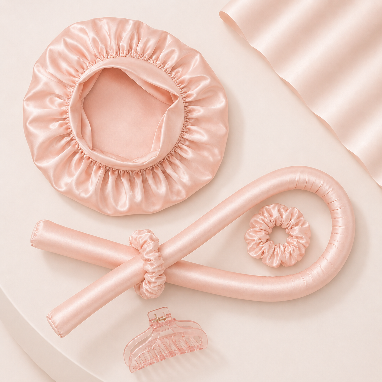 Satin Heatless Hair Set